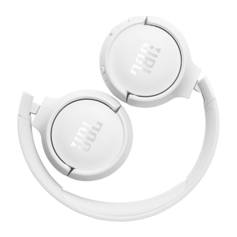 Słuchawki JBL Tune 520BT bezprzewodowe nauszne Bluetooth 5.3 - białe Słuchawki JBL Tune 520BT bezprzewodowe nauszne Bluetooth 5.3 - białe