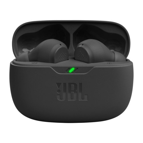 Słuchawki JBL Wave Beam bezprzewodowe dokanałowe Bluetooth 5.2 IP54 IPX2 - czarne Słuchawki JBL Wave Beam bezprzewodowe dokanałowe Bluetooth 5.2 IP54 IPX2 - czarne