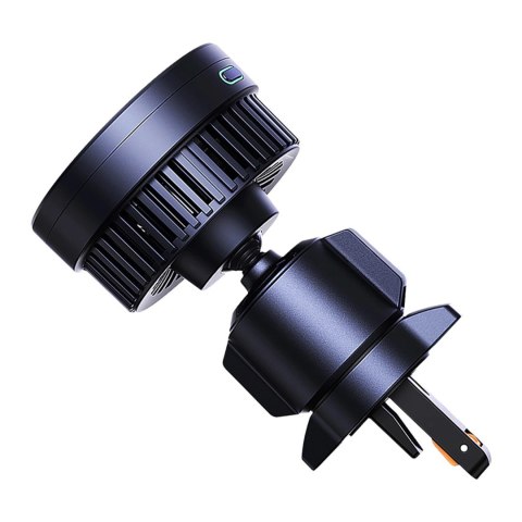 Uchwyt Baseus MagPro BS-CW04 samochodowy z ładowarką indukcyjną Qi2.0 15W na kratkę nawiewu - czarny Uchwyt Baseus MagPro BS-CW04 samochodowy z ładowarką indukcyjną Qi2.0 15W na kratkę nawiewu - czarny