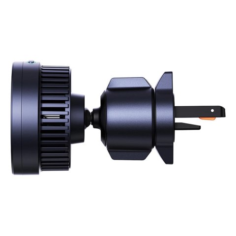 Uchwyt Baseus MagPro BS-CW04 samochodowy z ładowarką indukcyjną Qi2.0 15W na kratkę nawiewu - czarny Uchwyt Baseus MagPro BS-CW04 samochodowy z ładowarką indukcyjną Qi2.0 15W na kratkę nawiewu - czarny