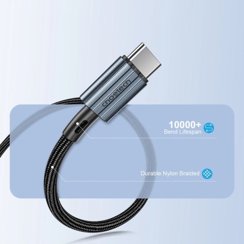 Kabel Choetech XCC-1014 USB-C / USB-C PD 60W - szary Kabel Choetech XCC-1014 USB-C / USB-C PD 60W - szary