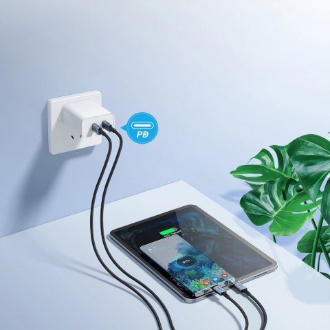 Kabel Choetech XCC-1014 USB-C / USB-C PD 60W - szary Kabel Choetech XCC-1014 USB-C / USB-C PD 60W - szary