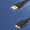 Kabel Ugreen US130 10840 USB-A 3.0 - micro USB-B 0.5m - czarny