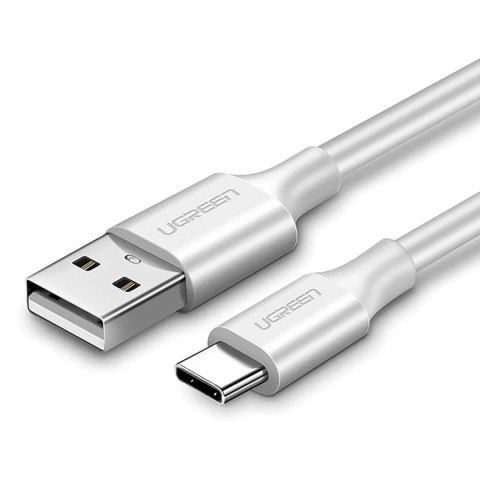 Kabel Ugreen US287 60119 USB-A / USB-C 3A 0.25m - biały Kabel Ugreen US287 60119 USB-A / USB-C 3A 0.25m - biały
