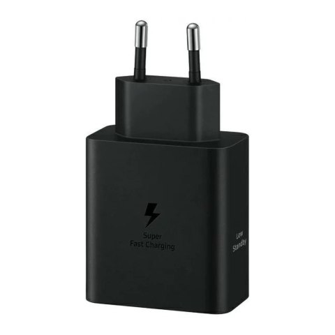 Ładowarka Samsung Power Adapter Duo EP-T5020XBEGEU sieciowa 2x USB-C 50W - czarna Ładowarka Samsung Power Adapter Duo EP-T5020XBEGEU sieciowa 2x USB-C 50W - czarna