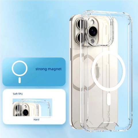 Etui Clear Corner Case MagSafe na iPhone 16 Pro - przezroczyste Etui Clear Corner Case MagSafe na iPhone 16 Pro - przezroczyste