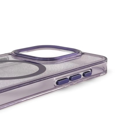 Etui Glitter Case MagSafe na iPhone 16 - fioletowe z brokatem Etui Glitter Case MagSafe na iPhone 16 - fioletowe z brokatem