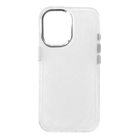 Etui Glitter Case na iPhone 16 - przezroczyste z brokatem Etui Glitter Case na iPhone 16 - przezroczyste z brokatem
