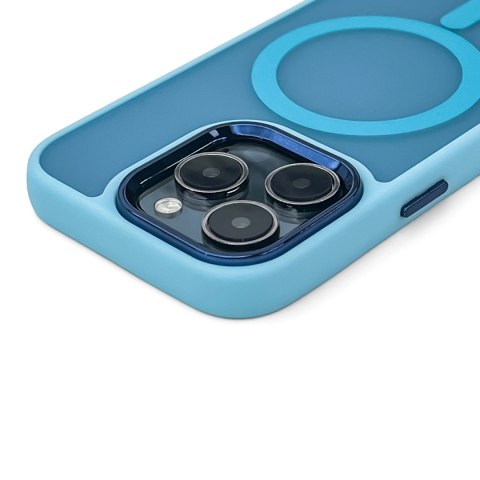 Etui Magnetic Collection MagSafe na iPhone 16 Plus - jasnoniebieskie Etui Magnetic Collection MagSafe na iPhone 16 Plus - jasnoniebieskie