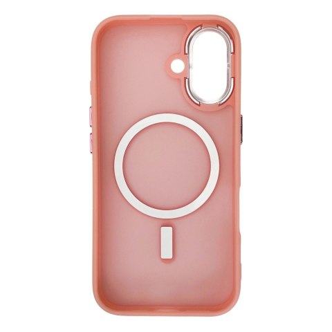 Etui Magnetic Collection MagSafe na iPhone 16 Plus - różowe Etui Magnetic Collection MagSafe na iPhone 16 Plus - różowe