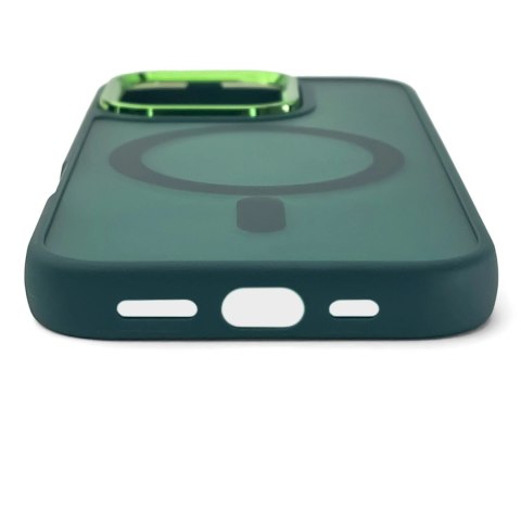 Etui Magnetic Collection MagSafe na iPhone 16 Pro Max - ciemnozielone Etui Magnetic Collection MagSafe na iPhone 16 Pro Max - ciemnozielone