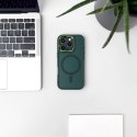 Etui Magnetic Collection MagSafe na iPhone 16 Pro Max - ciemnozielone