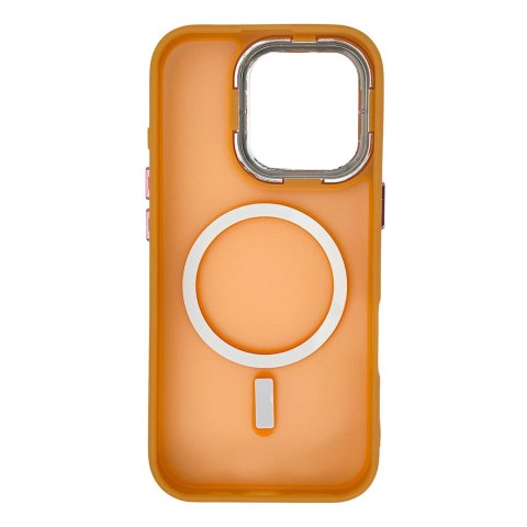 Etui Magnetic Collection MagSafe na iPhone 16 Pro Max - pomarańczowe Etui Magnetic Collection MagSafe na iPhone 16 Pro Max - pomarańczowe
