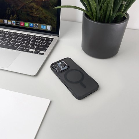 Etui Magnetic Collection MagSafe na iPhone 16 Pro - czarne Etui Magnetic Collection MagSafe na iPhone 16 Pro - czarne