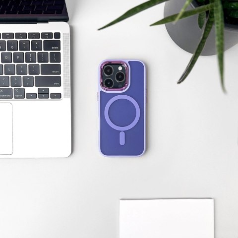 Etui Magnetic Collection MagSafe na iPhone 16 Pro - fioletowe Etui Magnetic Collection MagSafe na iPhone 16 Pro - fioletowe