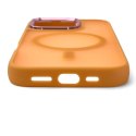 Etui Magnetic Collection MagSafe na iPhone 16 Pro - pomarańczowe