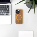 Etui Magnetic Collection MagSafe na iPhone 16 Pro - pomarańczowe