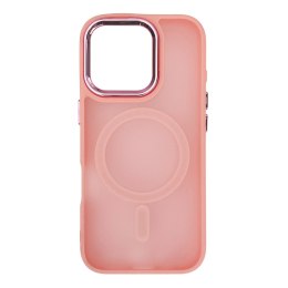 Etui Magnetic Collection MagSafe na iPhone 16 Pro - różowe