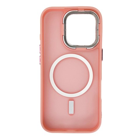 Etui Magnetic Collection MagSafe na iPhone 16 Pro - różowe Etui Magnetic Collection MagSafe na iPhone 16 Pro - różowe