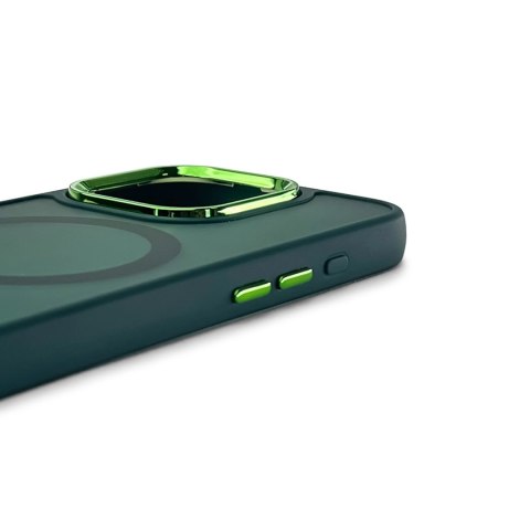 Etui Magnetic Collection MagSafe na iPhone 16 - ciemnozielone Etui Magnetic Collection MagSafe na iPhone 16 - ciemnozielone