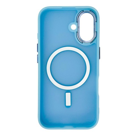 Etui Magnetic Collection MagSafe na iPhone 16 - jasnoniebieskie Etui Magnetic Collection MagSafe na iPhone 16 - jasnoniebieskie