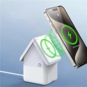 Ładowarka indukcyjna Duzzona W20 15W 4w1 do iPhone / AirPods / Apple Watch z lampką nocną - biała Ładowarka indukcyjna Duzzona W20 15W 4w1 do iPhone / AirPods / Apple Watch z lampką nocną - biała