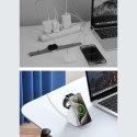 Ładowarka indukcyjna Duzzona W20 15W 4w1 do iPhone / AirPods / Apple Watch z lampką nocną - biała Ładowarka indukcyjna Duzzona W20 15W 4w1 do iPhone / AirPods / Apple Watch z lampką nocną - biała