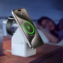 Ładowarka indukcyjna Duzzona W20 15W 4w1 do iPhone / AirPods / Apple Watch z lampką nocną - biała Ładowarka indukcyjna Duzzona W20 15W 4w1 do iPhone / AirPods / Apple Watch z lampką nocną - biała