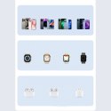 Ładowarka indukcyjna Duzzona W20 15W 4w1 do iPhone / AirPods / Apple Watch z lampką nocną - biała Ładowarka indukcyjna Duzzona W20 15W 4w1 do iPhone / AirPods / Apple Watch z lampką nocną - biała