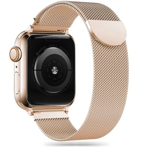 Pasek Tech-Protect MilaneseBand na Apple Watch 4 / 5 / 6 / 7 / 8 / 9 / SE / Ultra 1 / 2 (42/44/45/49 mm) - złoty Pasek Tech-Protect MilaneseBand na Apple Watch 4 / 5 / 6 / 7 / 8 / 9 / SE / Ultra 1 / 2 (42/44/45/49 mm) - złoty