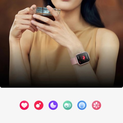Smartwatch Joyroom Fit-Life JR-FT5 Plus z funkcją odbierania połączeń - różowy Smartwatch Joyroom Fit-Life JR-FT5 Plus z funkcją odbierania połączeń - różowy