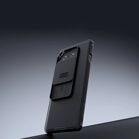 Etui Nillkin CamShield Pro Case na OnePlus Ace 3 / 12R - czarne Etui Nillkin CamShield Pro Case na OnePlus Ace 3 / 12R - czarne