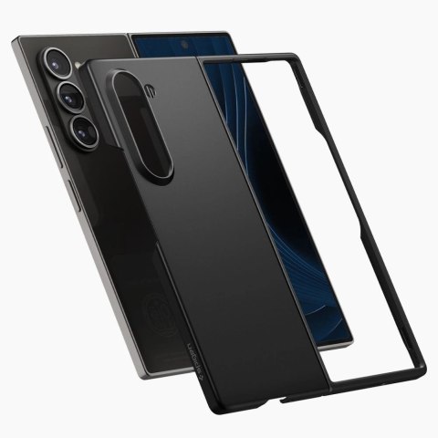 Etui Spigen Airskin na Samsung Galaxy Z Fold 6 - czarne Etui Spigen Airskin na Samsung Galaxy Z Fold 6 - czarne
