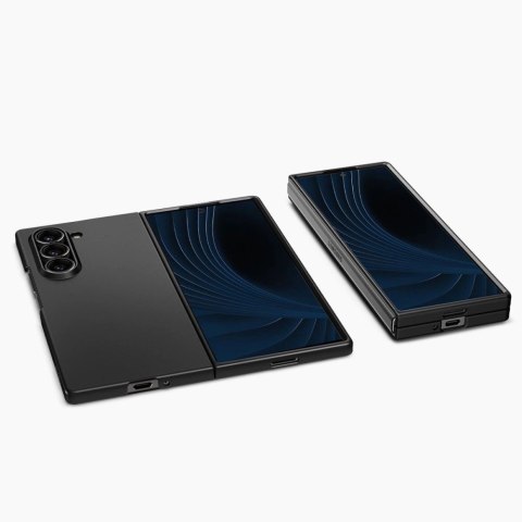 Etui Spigen Airskin na Samsung Galaxy Z Fold 6 - czarne Etui Spigen Airskin na Samsung Galaxy Z Fold 6 - czarne