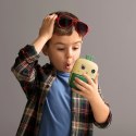 Mini drukarka termiczna dla dzieci z aparatem fotograficznym i kamerą - zielona