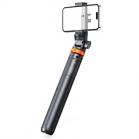Selfie stick Tech-Protect L03S Bluetooth z pilotem, tripodem do 148cm i głowicą 180 - czarny Selfie stick Tech-Protect L03S Bluetooth z pilotem, tripodem do 148cm i głowicą 180 - czarny