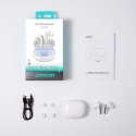 Słuchawki Joyroom Funpods JR-FN2 douszne TWS z Bluetooth 5.4, funkcją ANC i ochroną IP54 - białe