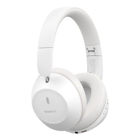 Słuchawki bezprzewodowe Baseus Bass 30 Max nauszne Bluetooth 5.3 - białe Słuchawki bezprzewodowe Baseus Bass 30 Max nauszne Bluetooth 5.3 - białe
