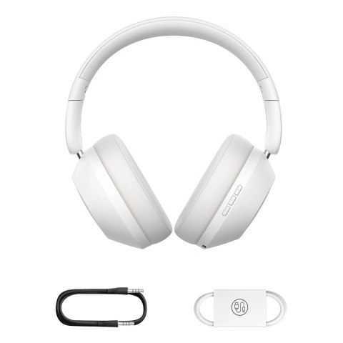 Słuchawki bezprzewodowe Baseus Bass 30 Max nauszne Bluetooth 5.3 - białe Słuchawki bezprzewodowe Baseus Bass 30 Max nauszne Bluetooth 5.3 - białe