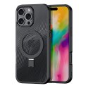 Etui Dux Ducis Aimo Mag z MagSafe i podstawką na iPhone 16 Pro - czarne Etui Dux Ducis Aimo Mag z MagSafe i podstawką na iPhone 16 Pro - czarne