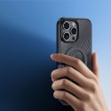 Etui Dux Ducis Aimo Mag z MagSafe i podstawką na iPhone 16 Pro - czarne Etui Dux Ducis Aimo Mag z MagSafe i podstawką na iPhone 16 Pro - czarne