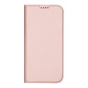 Etui Dux Ducis Skin Pro na iPhone 16 Pro z klapką i miejscem na kartę - różowe