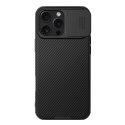 Etui Nillkin CamShield Pro Case na iPhone 16 Pro Max z osłoną na aparat - czarne Etui Nillkin CamShield Pro Case na iPhone 16 Pro Max z osłoną na aparat - czarne