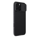 Etui Nillkin CamShield Pro Case na iPhone 16 Pro Max z osłoną na aparat - czarne Etui Nillkin CamShield Pro Case na iPhone 16 Pro Max z osłoną na aparat - czarne