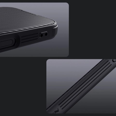 Etui Nillkin CamShield Pro Case na iPhone 16 Pro Max z osłoną na aparat - czarne Etui Nillkin CamShield Pro Case na iPhone 16 Pro Max z osłoną na aparat - czarne