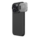 Etui Nillkin CamShield Prop Case na iPhone 16 Pro Max z osłoną na aparat i podstawką - czarne Etui Nillkin CamShield Prop Case na iPhone 16 Pro Max z osłoną na aparat i podstawką - czarne