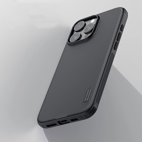 Etui Nillkin Super Frosted Shield Pro Magnetic Case na iPhone 16 Pro Max - czarne Etui Nillkin Super Frosted Shield Pro Magnetic Case na iPhone 16 Pro Max - czarne