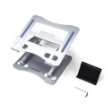 Podstawka pod laptopa Wozinsky WRS-CPY75DSS aluminiowa + Gratis! podstawka do smartfona - srebrna