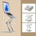 Podstawka pod laptopa Wozinsky WRS-CPY75DSS aluminiowa + Gratis! podstawka do smartfona - srebrna