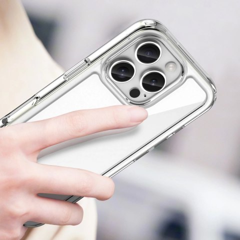 Etui Outer Space Case z żelową ramką do iPhone 16 Pro Max - przezroczyste Etui Outer Space Case z żelową ramką do iPhone 16 Pro Max - przezroczyste